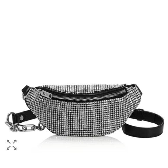 Alexander Wang Rhinestone Pouch/Sling Bag "EUC" - Picture 14 of 16